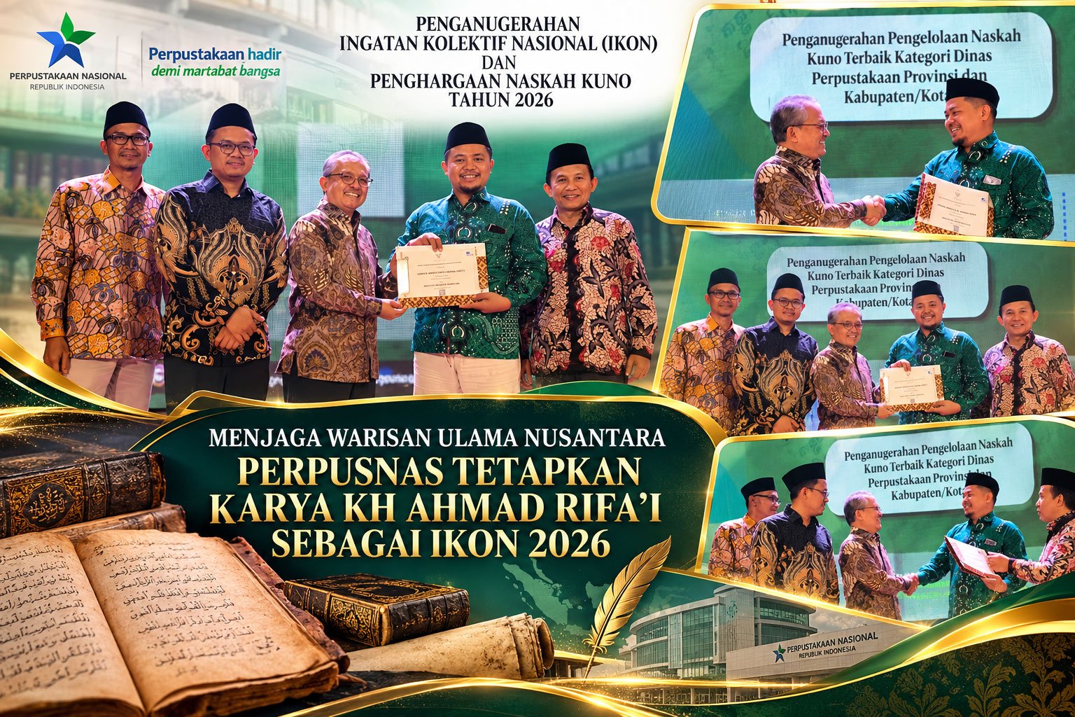 Menjaga Warisan Ulama Nusantara, Perpusnas Tetapkan Karya KH Ahmad Rifa’i sebagai IKON 2026