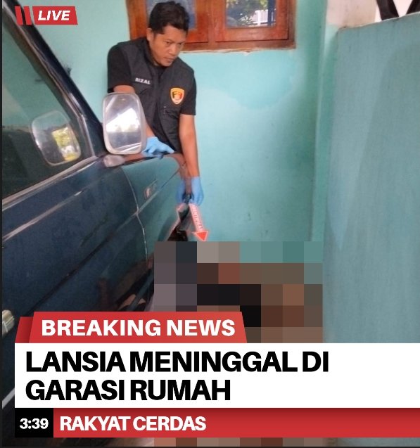 Lansia Ditemukan Meninggal di Garasi Rumah, Warga Perum Griya Permata Indah Kajen Sempat Digegerkan