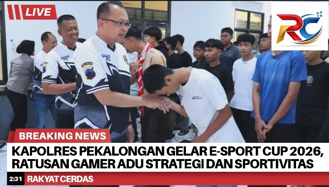 Kapolres Pekalongan Gelar E-Sport Cup 2026, Ratusan Gamer Adu Strategi dan Sportivitas