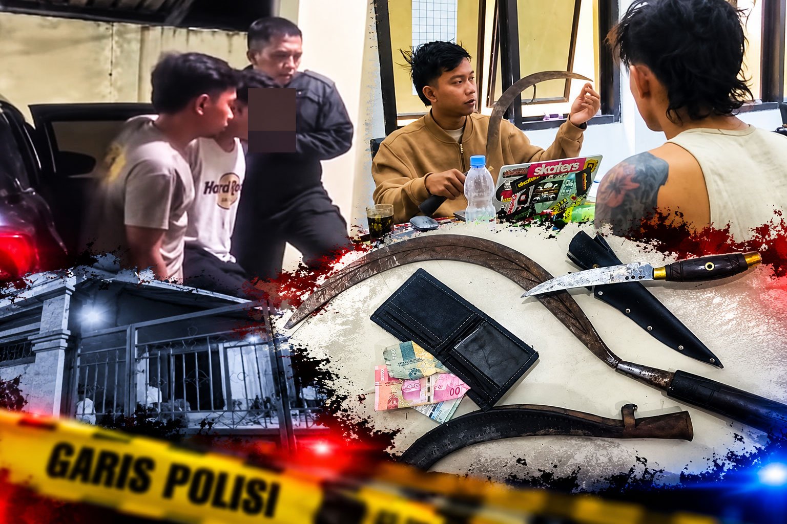 Teror Celurit di Ketandan Berakhir, Zaki alias Kucing Dibekuk Polisi