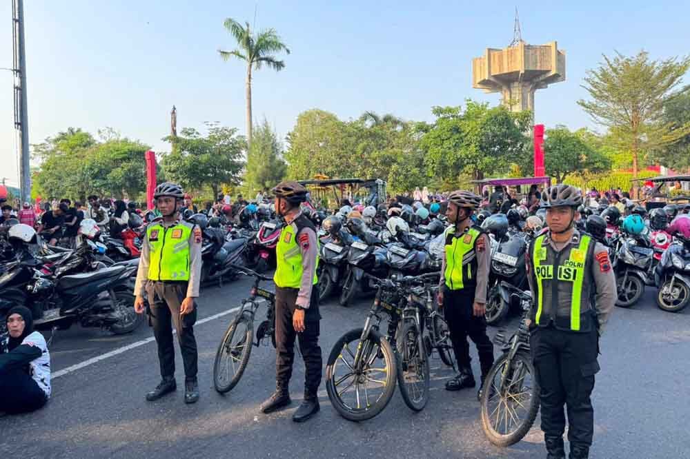 Polres Grobogan Perkuat Pengamanan Ruang Publik, CFD hingga Liga 1 PSSI Berlangsung Aman dan Kondusif