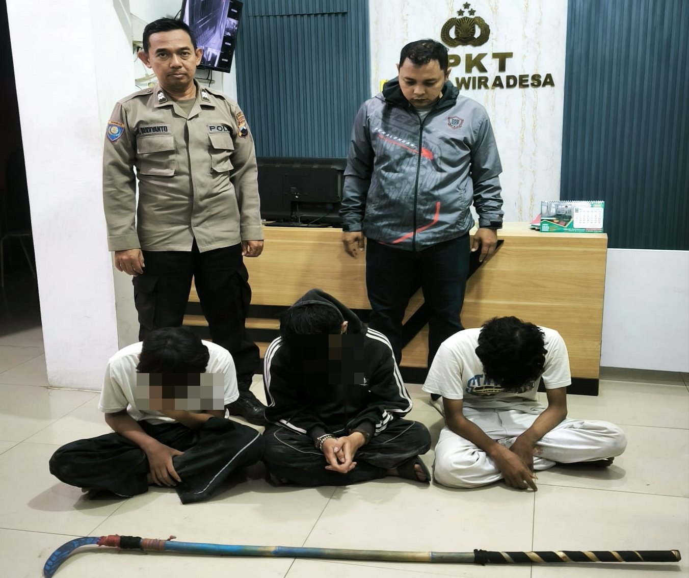Tiga Remaja Diduga Hendak Tawuran di Wiradesa Digagalkan Warga, Senjata Tajam Diamankan