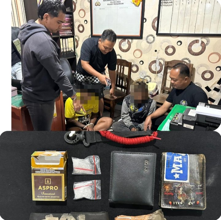 Dua Pengedar Sabu Dibekuk di Sragi, Satresnarkoba Polres Pekalongan Sita 9,51 Gram Barang Haram