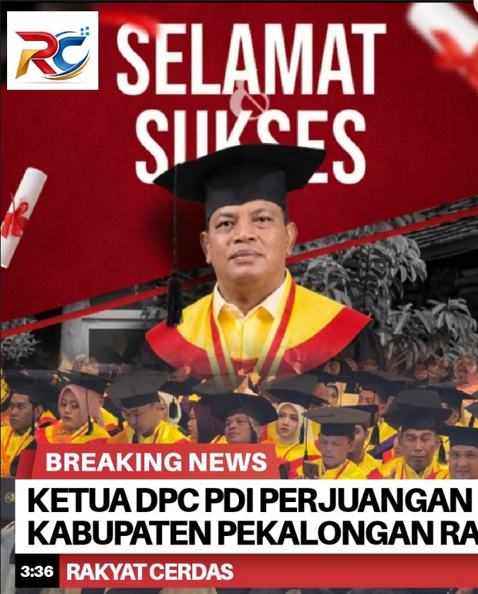 Ketua DPC PDI Perjuangan Kabupaten Pekalongan Raih Gelar Magister di Unikal