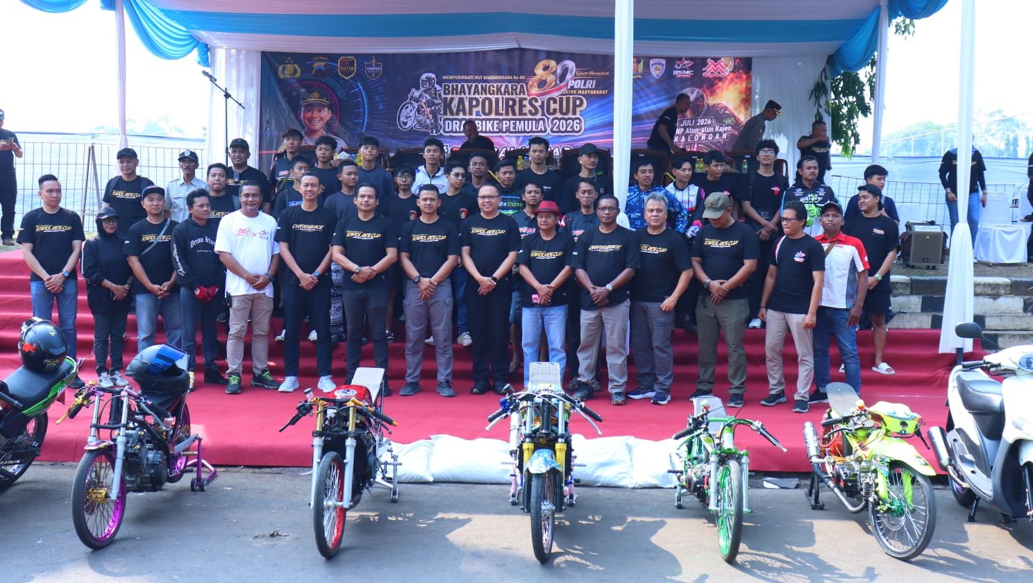 600 Pembalap Ramaikan Drag Bike Kapolres Cup Pemula 2026 di Kajen, Jadi Ajang Pembinaan Talenta Otomotif dan Tekan Balap Liar