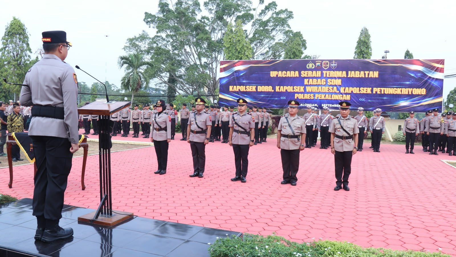 Gerbong Mutasi Polres Pekalongan Bergerak, AKBP Rachmad C. Yusuf Minta Pejabat Baru Segera Adaptasi