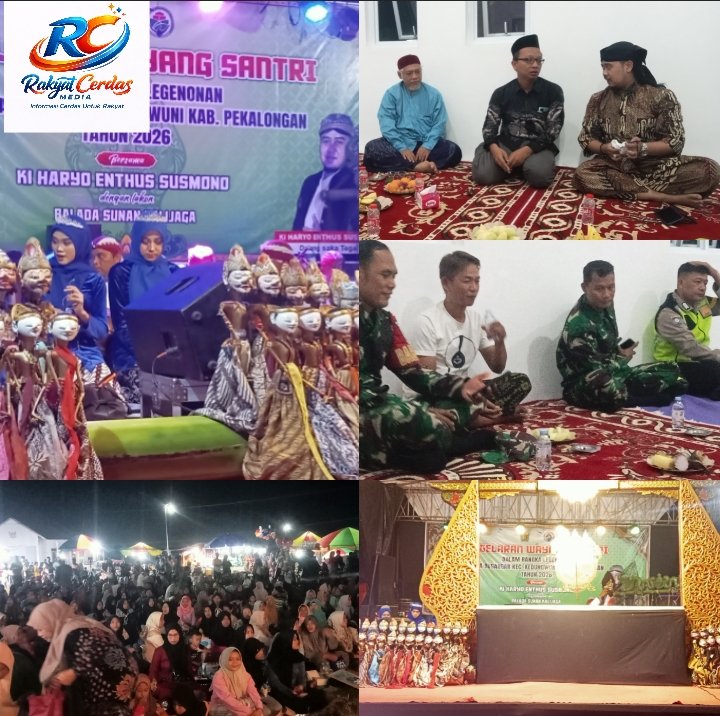 Legenonan Bugangan Semarak, Pagelaran Wayang Golek Santri Satukan Warga dan Unsur Muspika Kedungwuni