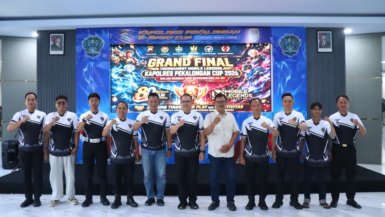 GRAND FINAL MOBILE LEGENDS KAPOLRES PEKALONGAN CUP 2026 DIGELAR MERIAH, WADAH PRESTASI DAN BAKAT E-SPORT GENERASI MUDA