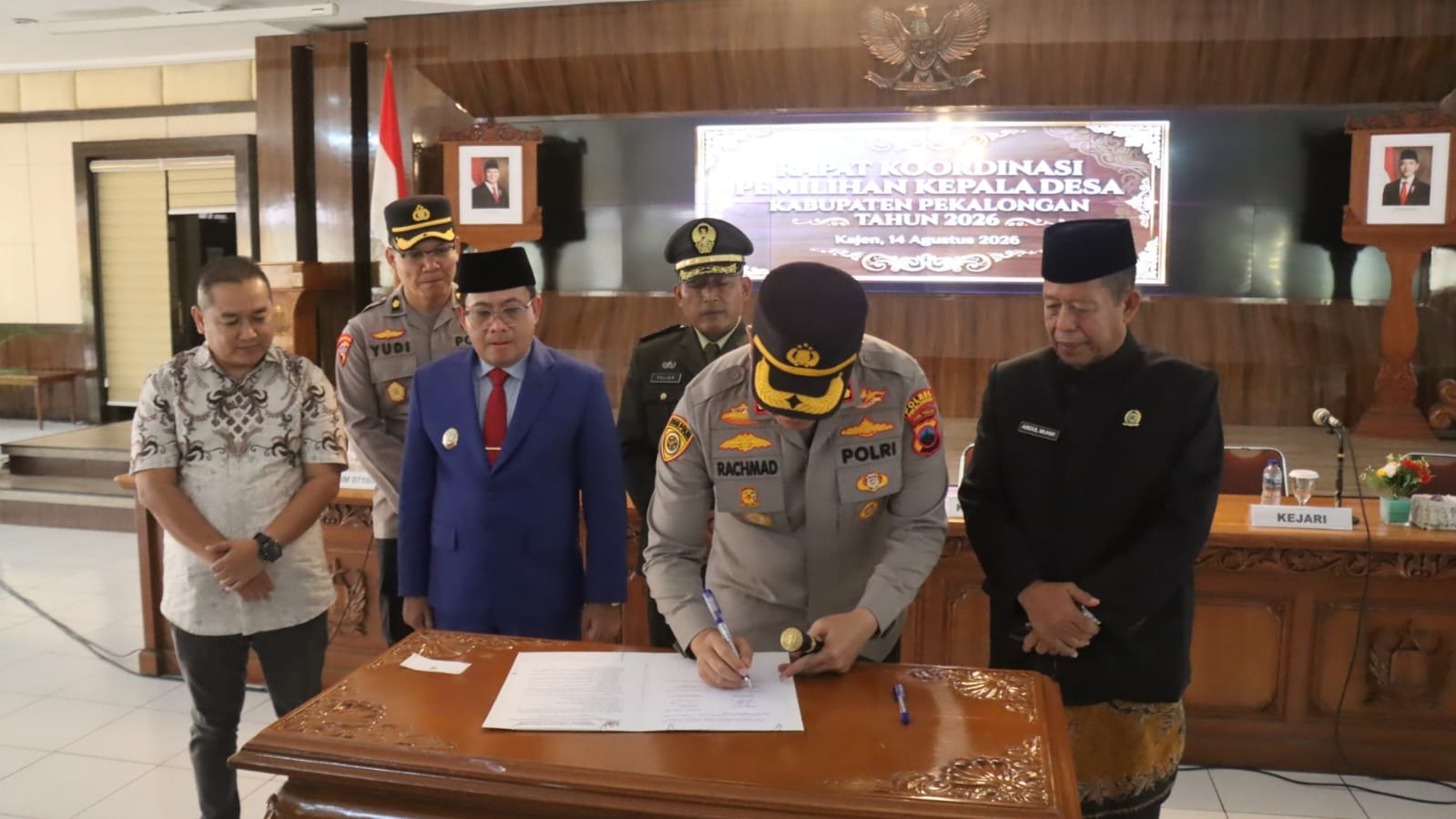 Pilkades Serentak Pekalongan 2026 Dimatangkan, 34 Desa Jadi Sasaran Pengamanan