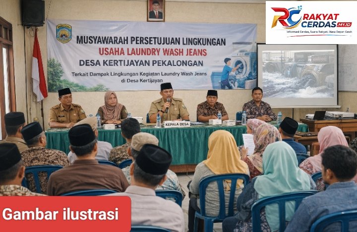 Musyawarah Persetujuan Lingkungan Usaha Laundry Digelar di Desa Kertijayan