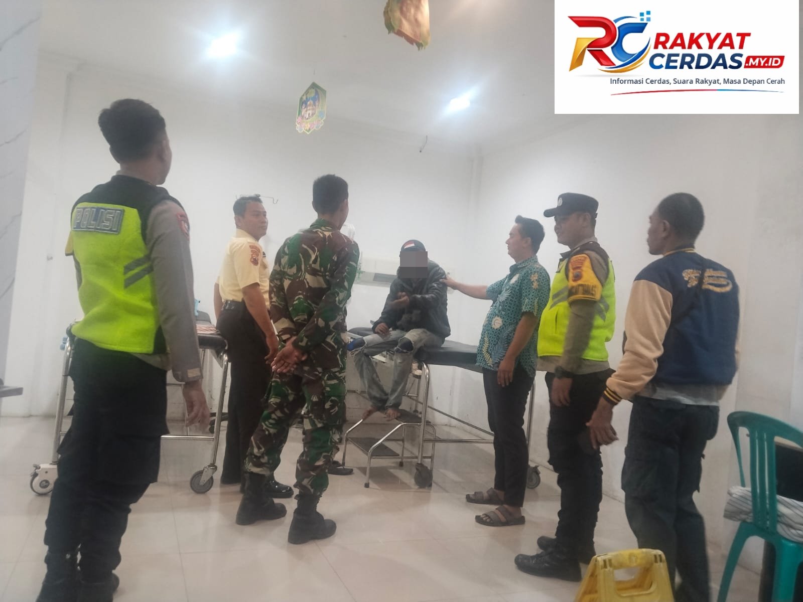 ODGJ Mengamuk di Siwalan, Aparat Gabungan Bergerak Cepat Amankan Situasi