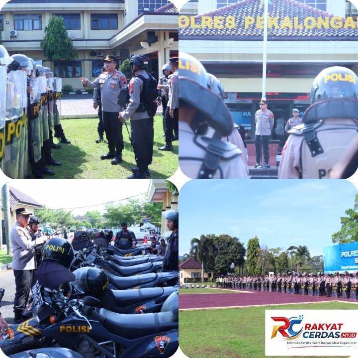 Polres Pekalongan Gelar Apel Kesiapsiagaan, Perkuat Antisipasi Gangguan Kamtibmas