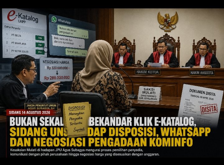 Bukan Sekadar Klik E-Katalog, Sidang Ungkap Disposisi, WhatsApp dan Negosiasi Pengadaan Kominfo