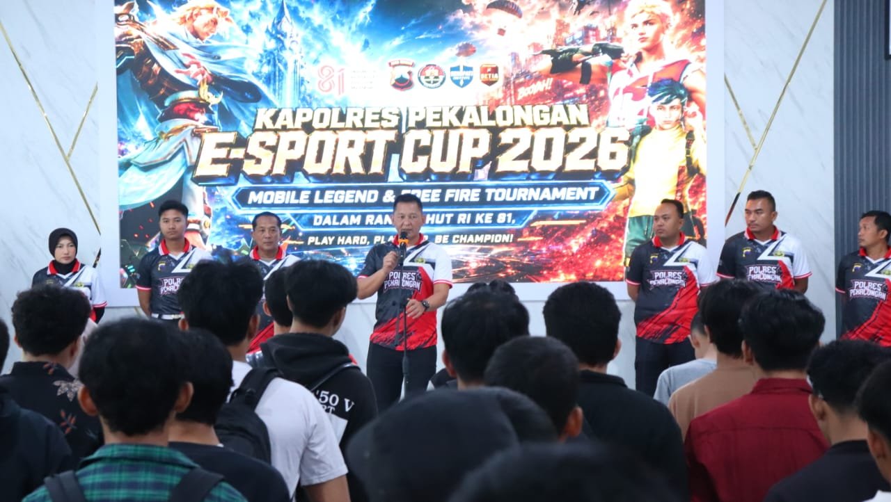 Perang Digital di Tengah Semarak Kemerdekaan, Kapolres Pekalongan E-Sport Cup 2026 Adu Strategi Generasi Muda