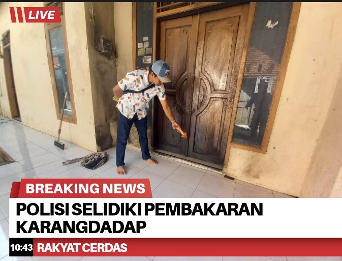 Rumah Warga di Karangdadap Diduga Dibakar, Polisi Bergerak Cepat Selidiki Pelaku