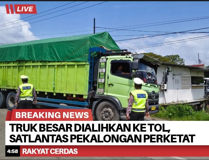 Truk Besar Dialihkan ke Tol, Satlantas Pekalongan Perketat Pantura