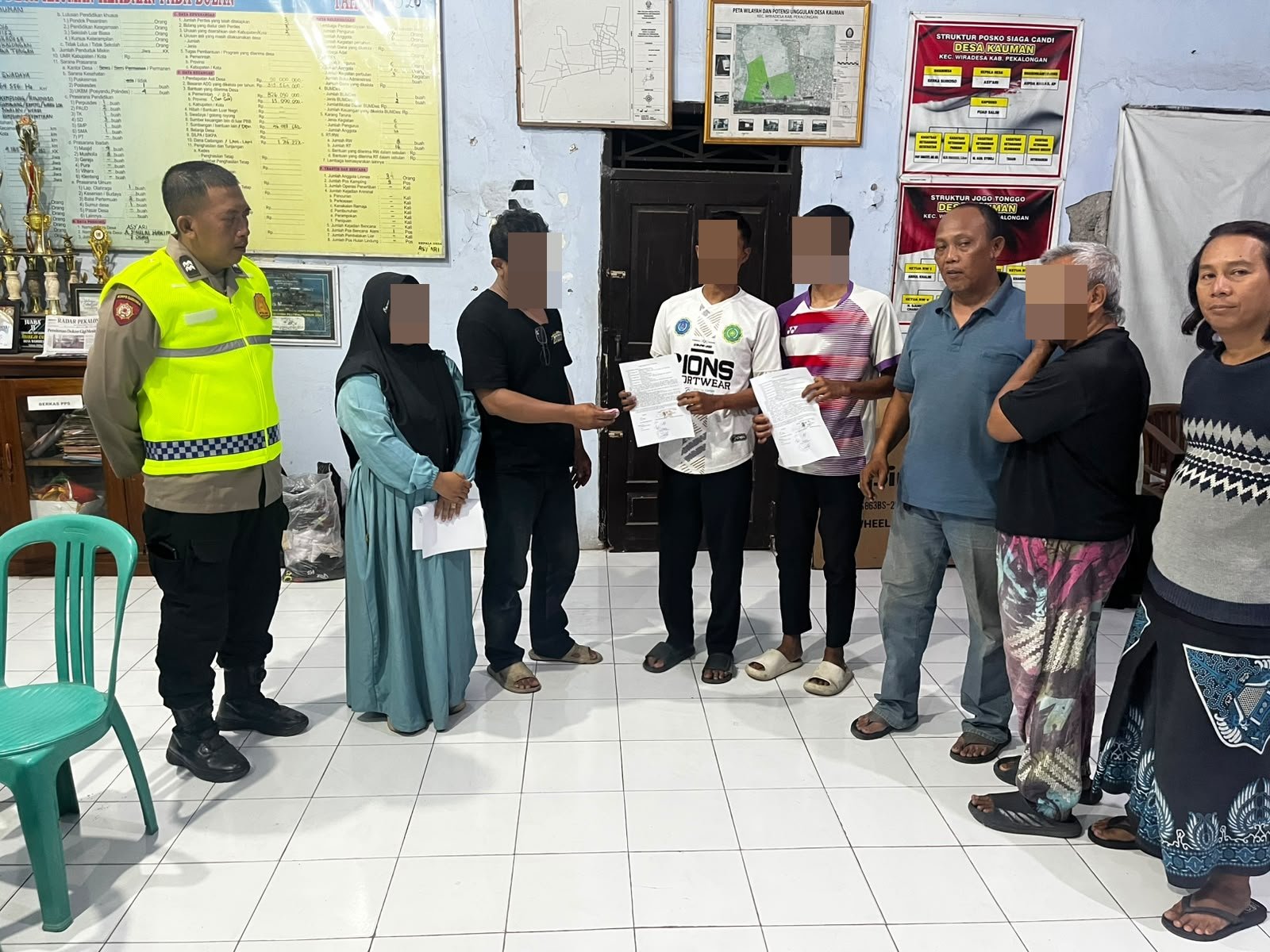 Bhabinkamtibmas Wiradesa Jadi Penengah, Perselisihan antar Warga Berhasil Diredam