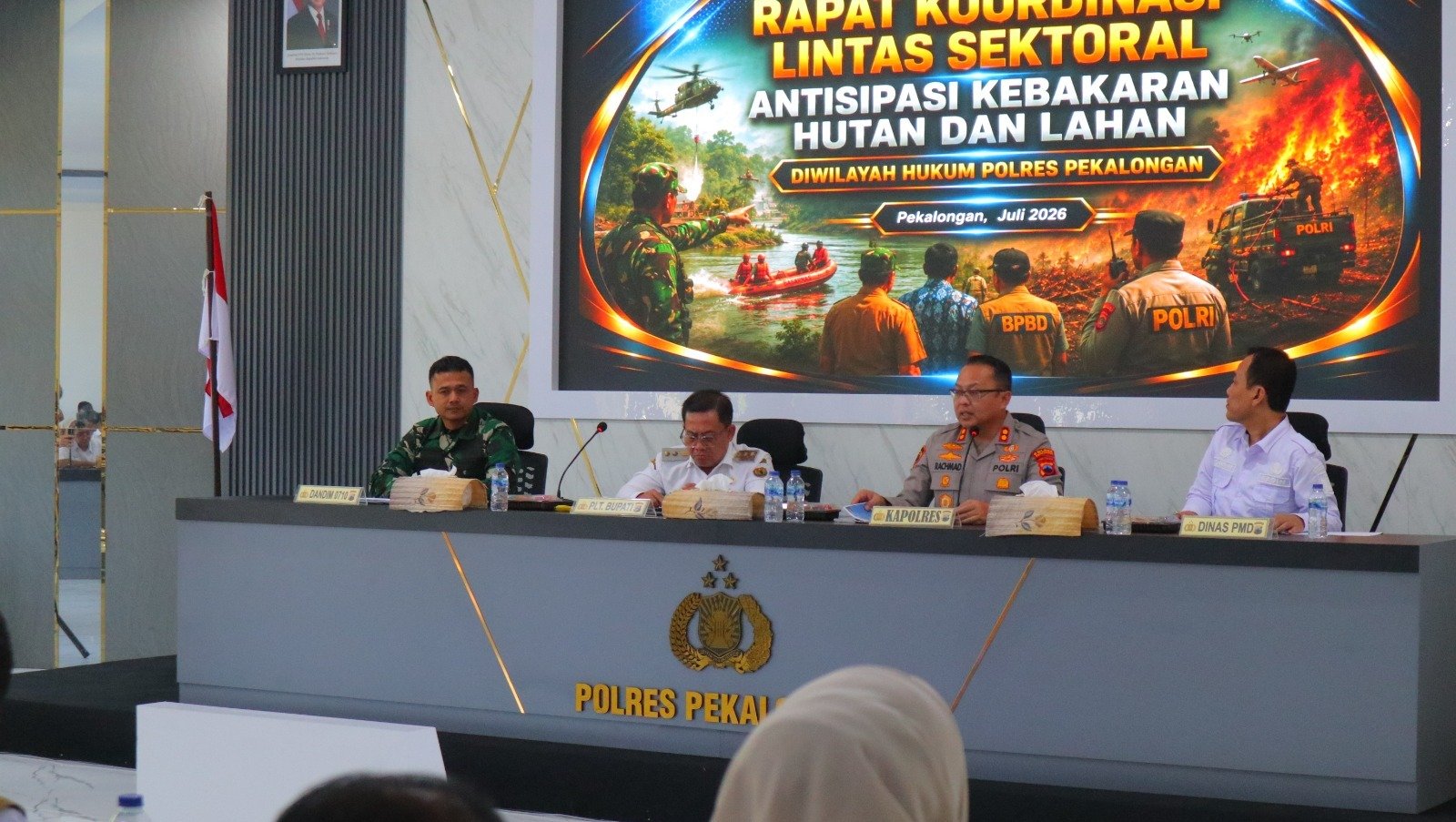 Polres Pekalongan Satukan Kekuatan Lintas Sektoral Antisipasi Karhutla, Mitigasi Dini Jadi Prioritas Hadapi Kemarau Panjang 2026
