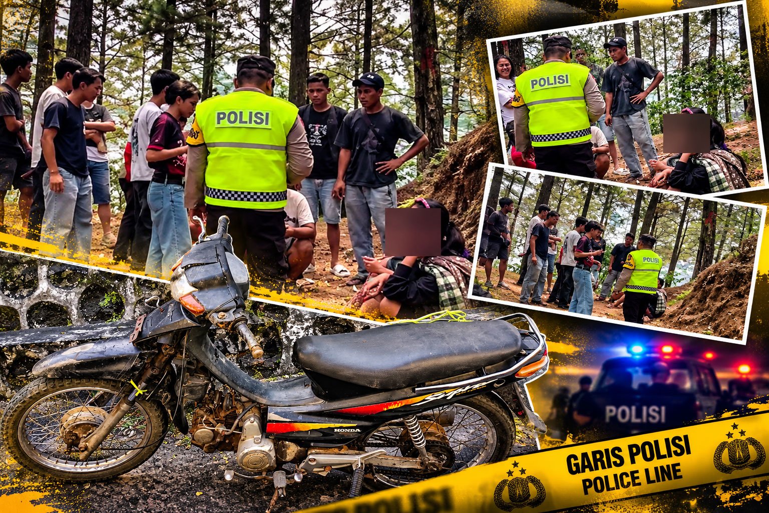 Motor Hilang Saat Cari Durian, Tiga Anak Malah “Nyasar” ke Polsek Paninggaran
