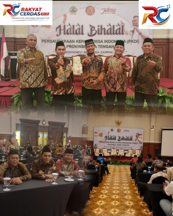 PKDI Jateng Gelar Halal Bihalal di Solo, Gubernur Ahmad Luthfi Tekankan Peran Strategis Kepala Desa