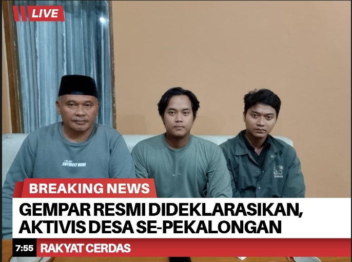 GEMPAR Resmi Dideklarasikan, Aktivis Desa se-Pekalongan Serukan Persatuan Kawal Pemerintahan Bersih