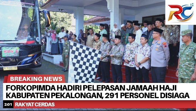Forkopimda Hadiri Pelepasan Jamaah Haji Kabupaten Pekalongan, 291 Personel Disiagakan untuk Pengamanan