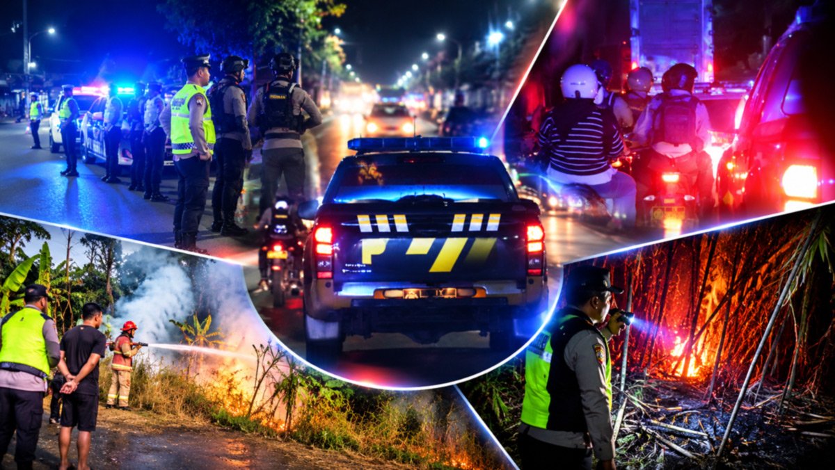 Cegah Geng Motor dan Kejahatan Jalanan, Polres Pekalongan Sisir Jalur Pantura Wiradesa Hingga Kedungwuni