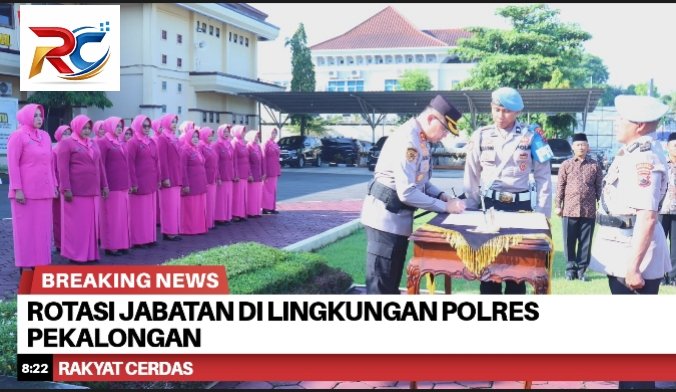 Rotasi Pejabat Polres Pekalongan, Kapolres Tekankan Amanah dan Peningkatan Kinerja