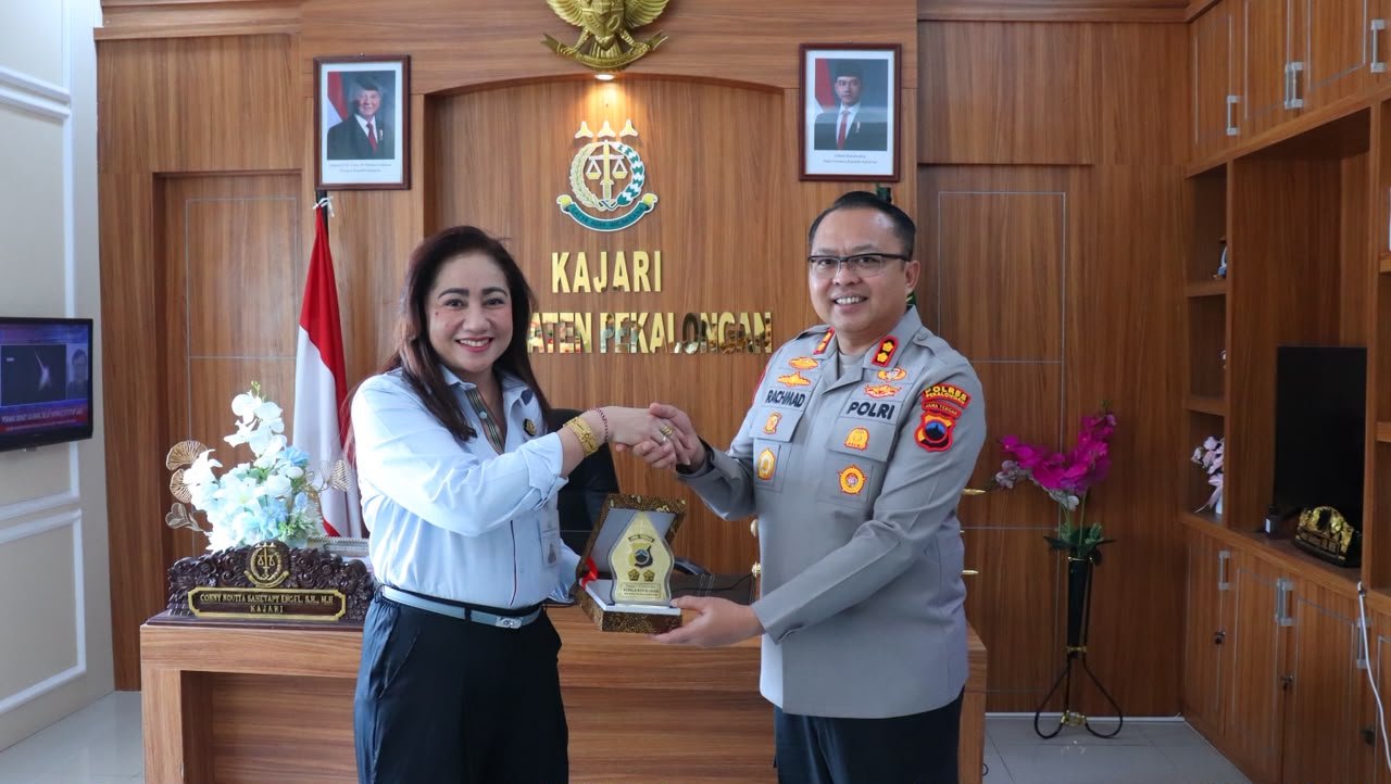 Perkuat Sinergitas Penegakan Hukum, Kapolres Pekalongan Jalin Silaturahmi ke Kejaksaan Negeri Kabupaten Pekalongan